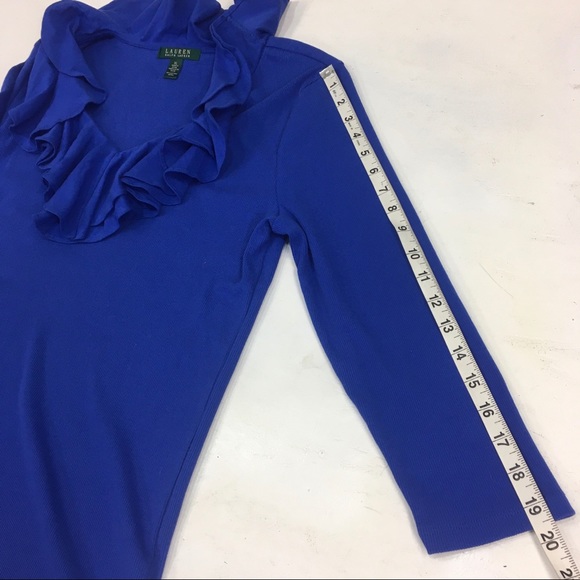 Lauren Ralph Lauren Ruffle Top - Picture 9 of 11